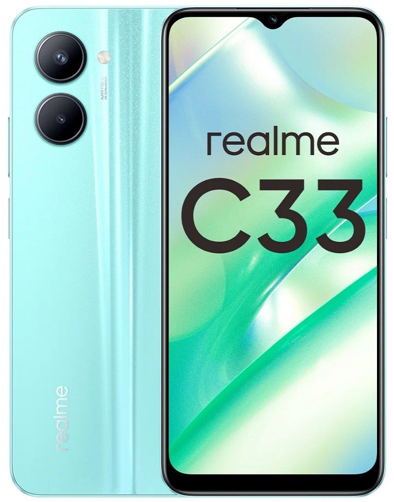 Мега-техника | Смартфон Realme C33 4/128Gb Blue