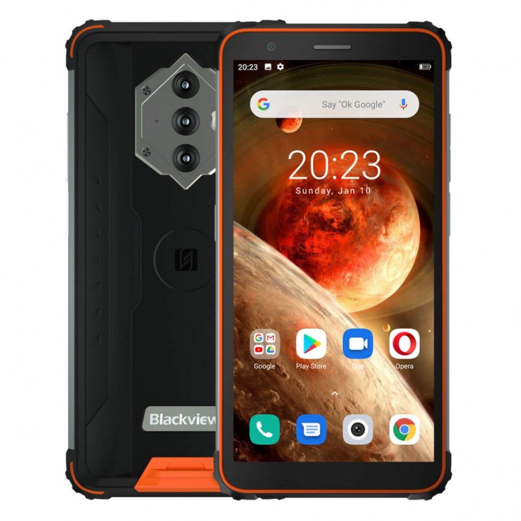 Мега-техника | Смартфон Blackview BV6600 Black/Orange