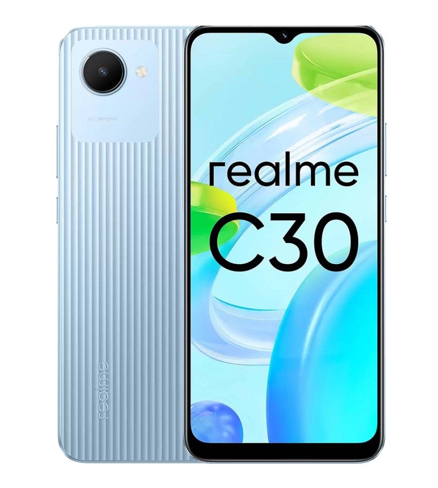 Мега-техника | Смартфон Realme C30 4/64Gb Blue